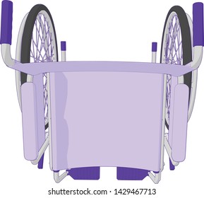 Self Propelled Wheel Chair Perspective Angle 