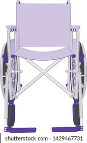 Self Propelled Wheel Chair Perspective Angle 