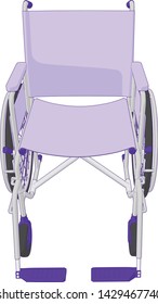 Self Propelled Wheel Chair Perspective Angle 