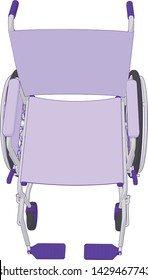 Self Propelled Wheel Chair Perspective Angle 