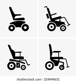 Self propelled wheelchairs