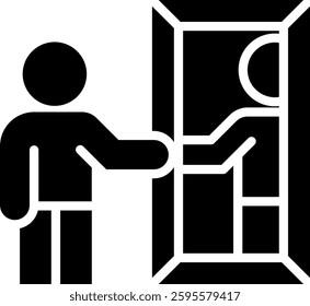 Self Reflection Icon Element For Design And Vector