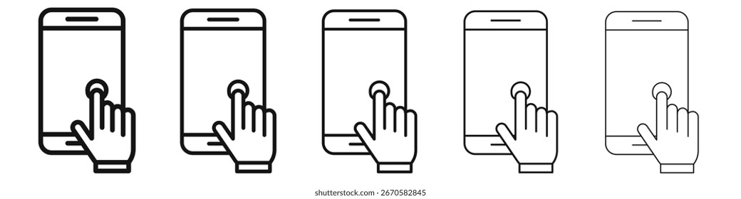 Diseño de icono de autoservicio, logotipo, App, interfaz de usuario. Ilustración vectorial, EPS