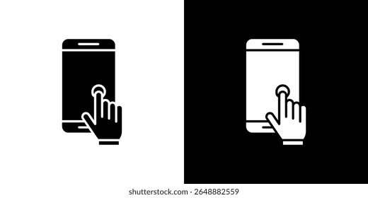 Self service icon of a flat style vector