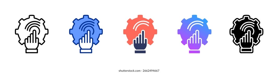 Self Service icon sheet multiple style collection