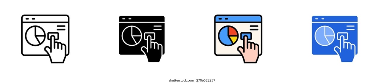 Self-Service-PlattformsymbolSammlung mehrerer Stile festlegen