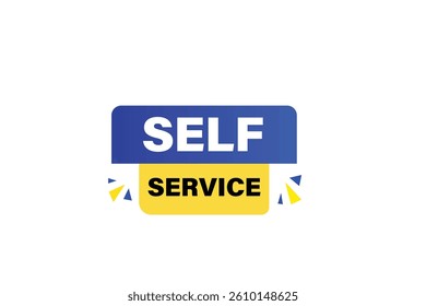 self service, for websites, application Design, Element, learn, stay, template, top scorer, design, level, sign, speech, bubble  banner, modern, symbol, click. 
