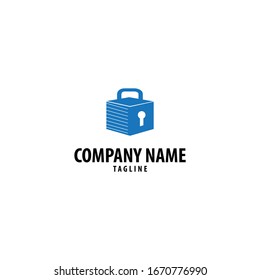 Self storage logo. Can be used for mini warehouse companies.