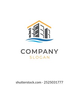 Self storage logo design. Container logo Icon