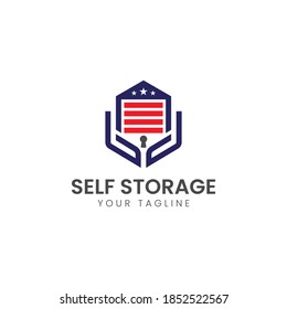 Self Storage Logo Design Tamplect