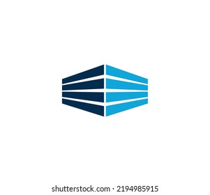 Self Storage logo. Safe Storage Garage icon. Vector logo design template