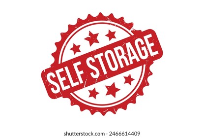 Self Storage Gummi Grunge Stempelsiegel Vektorgrafik