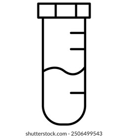 Self Test Icon Design. Representing At-Home Testing. Self Diagnosis. Medical Tests. Health Check. Vector icon.