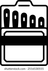 Conceito de conjunto de agulhas de auto threading, agulha sortida diferentes tamanhos ícone vetorial design, símbolo de alfaiataria sob medida, feito para medir o sinal de roupas, coser e alfaiate materiais ilustração de stock
