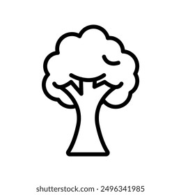 Self Wise Tree line icon , vector, pixel perfect, illustrator file