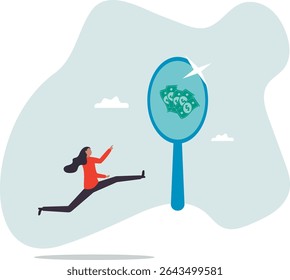 Self worth or self esteem, confident or attitude to see value in yourself, motivation or positive thinking.character for design.