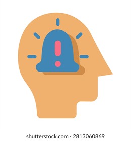 Selfawareness Icon - Flat Color Icons For Mentorship and Training