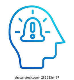 Selfawareness Icon - Outline Gradient Icons For Mentorship And Training
