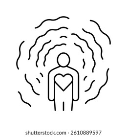 self-awareness soft skill line icon vector. self-awareness soft skill sign. isolated contour symbol black illustration