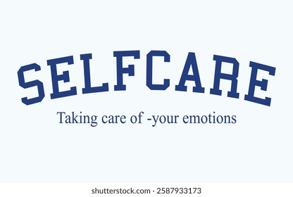Selfcare font vector graphics file