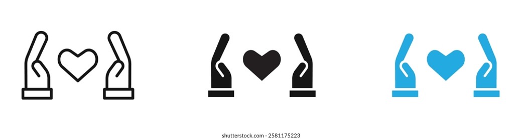 Selfcare icon black white vector outline