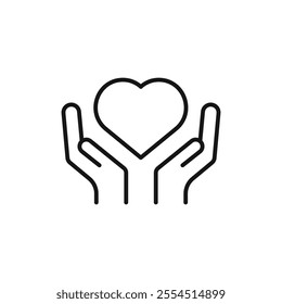 Selfcare icon Isolated flat vector in outline