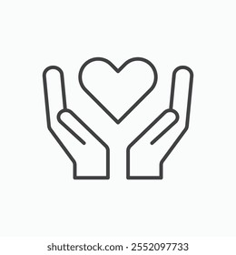 Selfcare icon. line style vector icon.