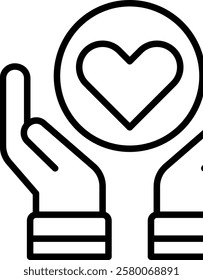 Self-Care icon line vector illustration