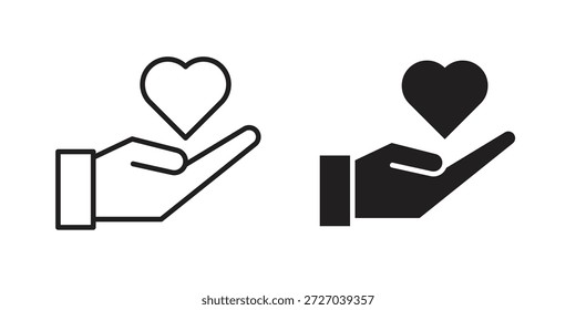 Icono de autocuidado sobre fondo blanco. Icono de Vector de acciones