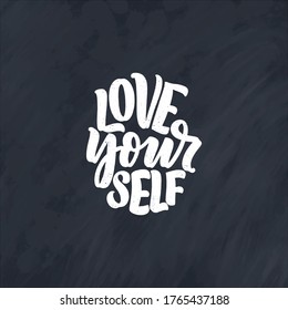 Selfcare lettering quote for blog or sale. Time to something nice. Beauty, body care, premium cosmetics, delicious, tasty food, ego. Modern calligraphy. Vector design print