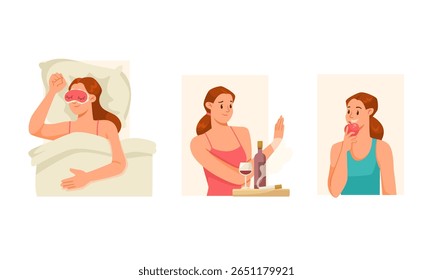 Rotina SelfCare com foco no relaxamento e mimos com várias técnicas e métodos