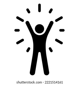 Self-Confidence icon. Confidence icon from life skills, Vector illustration. - Shutterstock ID 2221514161