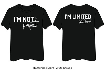 Self-confidence quote vector with lettering t-shirt design