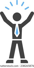 Selfconfident icon vector image. Suitable for mobile application web application and print media.