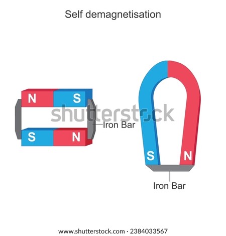 Self-demagnetization is a process where a magnet gradually loses its magnetic properties over time due to various factors.