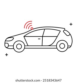 Tecnologia de autocondução e IA Veículos Icon Design, IA veículos, carros sem motorista, condução autônoma, transporte inteligente, mobilidade futura,