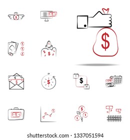 Self-employed income icon. Finance icons universal set for web and mobile