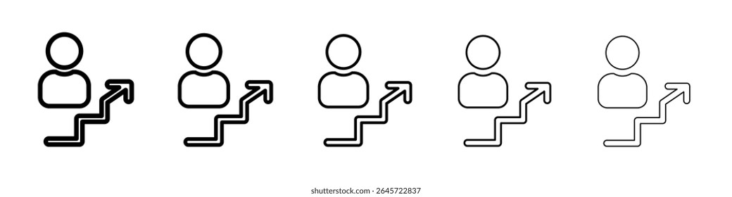 selfgrowth icon simple vector outline logo