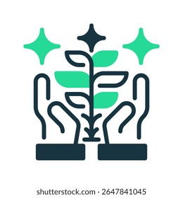 Self-Growth Line Icon, Outline Symbol for Personal Evolution, Inner Development, Continuous Learning, Holistic Well-being, and Empowerment Journey. Vector Sign Icon.