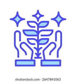 Self-Growth Line Icon, Outline Symbol for Personal Evolution, Inner Development, Continuous Learning, Holistic Well-being, and Empowerment Journey. Vector Sign Icon.