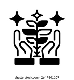 Self-Growth Line Icon, Outline Symbol for Personal Evolution, Inner Development, Continuous Learning, Holistic Well-being, and Empowerment Journey. Vector Sign Icon.