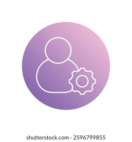Self-Help icon vector stock illustration