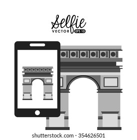 selfie concept design, vector illustration eps10 graphic 