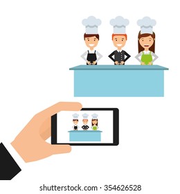 selfie concept design, vector illustration eps10 graphic 