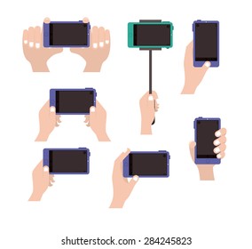 Selfie design over white background, vector illustration
