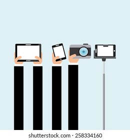 selfie design, vector illustration eps10 graphic 