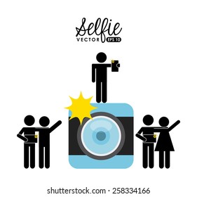 selfie design, vector illustration eps10 graphic 