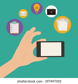 Selfie digital design, vector illustration eps 10