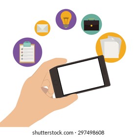 Selfie digital design, vector illustration eps 10