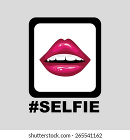 selfie icon design vector art